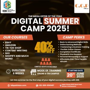 Digital Summer Camp 2025 with a 40% discount