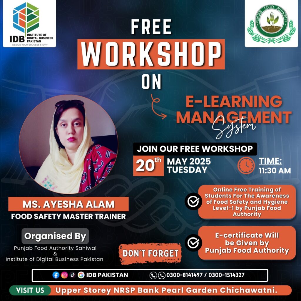 Free Workshop on Food Safety and Hygiene